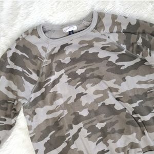 Green Camoflauge Crewneck Sweater Pullover Target